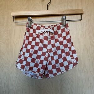 Seasta board shorts snoopy checker print